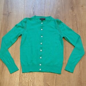 Banana Republic Green Cardigan Sweater